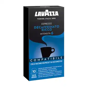 Koffievoordeel.nl Lavazza - nespresso compatible - Decaffeinato Ricco 6 aanbieding