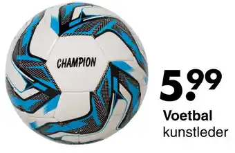 Wibra Voetbal kunstleder aanbieding