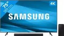 Coolblue Samsung Crystal UHD 75TU7020 (2020) + Soundbar aanbieding