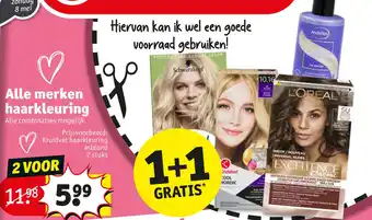 Kruidvat Alle merken haarkleuring aanbieding