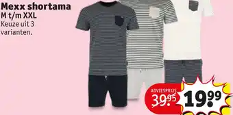 Kruidvat Mexx shortama Mt/m XXL aanbieding