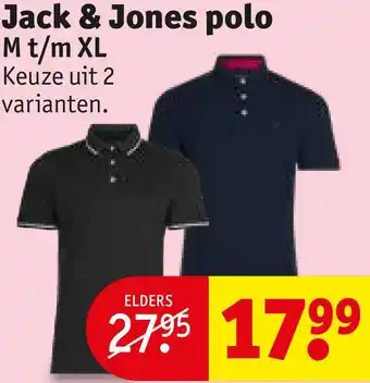 Kruidvat Jack & Jones polo aanbieding