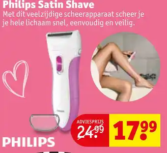 Kruidvat Philips Satin Shave aanbieding