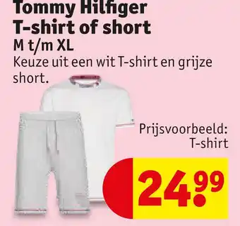 Kruidvat Tommy Hilfiger T-shirt of short aanbieding