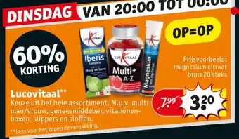 Kruidvat Lucovitaal** aanbieding