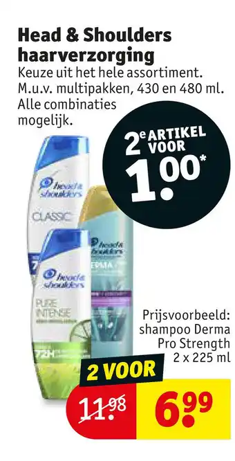 Kruidvat Head & Shoulders haarverzorging aanbieding