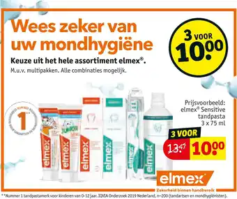 Kruidvat Keuze uit het hele assortiment elmex aanbieding