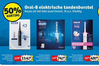 Kruidvat Oral-B elektrische tandenborstel aanbieding