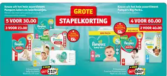 Kruidvat Keuze uit het hele assortiment Pampers luiers en luierbroekjes. aanbieding