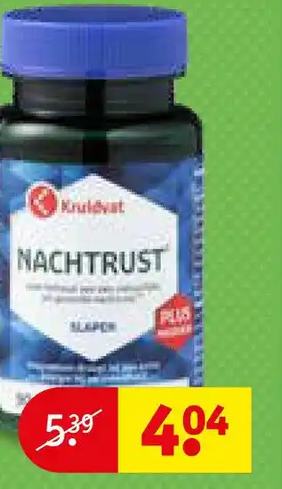 Kruidvat Kruidvat Nachtrust met magnesium tabletten aanbieding