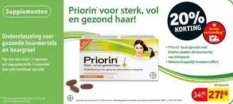 Kruidvat Priorin voor sterk, vol en gezond haar! aanbieding