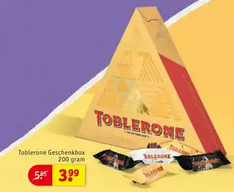 Kruidvat Toblerone Geschenkbox aanbieding