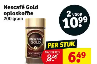 Kruidvat Nescafé Gold oploskoffie aanbieding