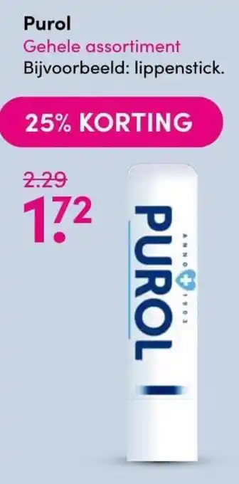 DA Purol lippenstick aanbieding