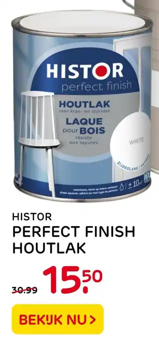 Praxis Histor perfect finish houtlak aanbieding