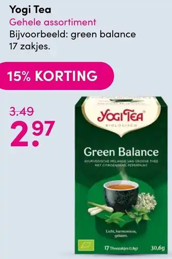 DA Yogi Tea 30.6g aanbieding