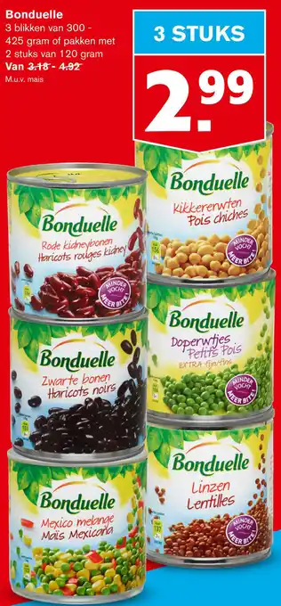 Hoogvliet Bonduelle 120g aanbieding