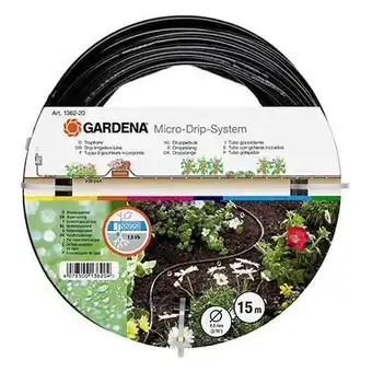 Praxis Gardena druppelbuis 4.6 mm 15 m aanbieding