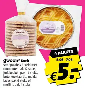 Boni gwoon° Koek aanbieding