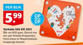 Hoogvliet Verkade blik EK 2021 620g aanbieding