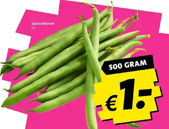 Boni Sperziebonen 500g aanbieding