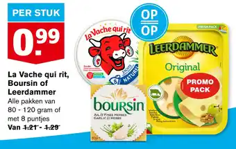 Hoogvliet La Vache qui rit, Boursin of Leerdammer aanbieding