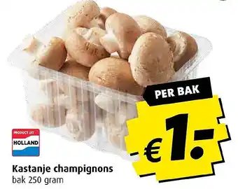 Boni Kastanje champignons 250g aanbieding