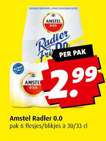 Boni Amstel Radler 0.0 aanbieding