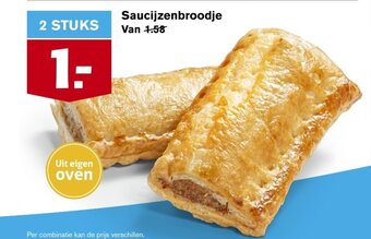 Hoogvliet Saucijzenbroodje aanbieding