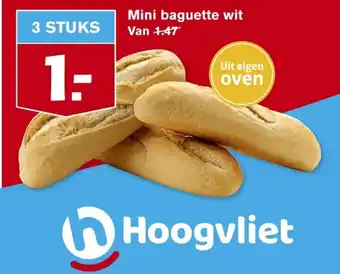 Hoogvliet Mini baguette wit aanbieding