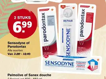 Hoogvliet Sensodyne of Parodontax aanbieding