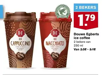 Hoogvliet Douwe Egberts ice coffee aanbieding