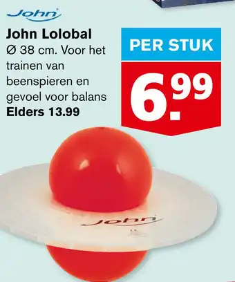 Hoogvliet John Lolobal 38cm aanbieding