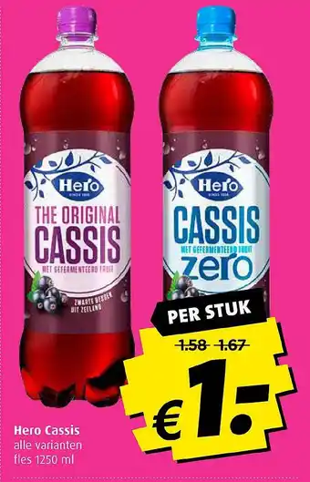 Boni Hero Cassis 1250ml aanbieding