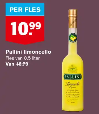 Hoogvliet Pallini limoncello 0.5 liter aanbieding