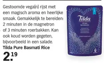 Albert Heijn Tilda Pure Basmati Rice aanbieding