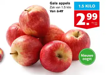 Hoogvliet Gala appels Is 1.5 kilo aanbieding