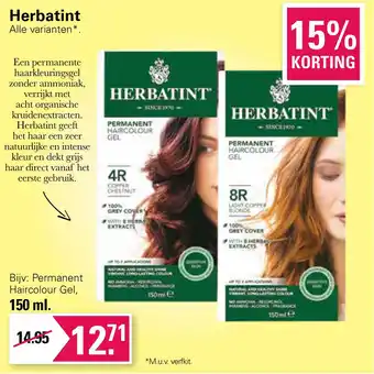 De Online Drogist Herbatint aanbieding