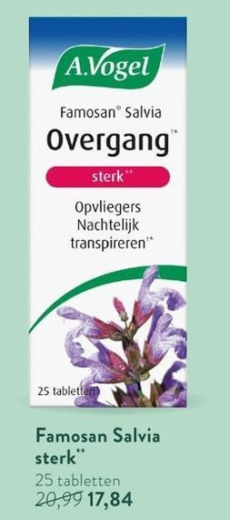 Holland & Barrett Famosan Salvia sterk" aanbieding