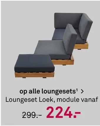 Karwei Loungeset Loek aanbieding