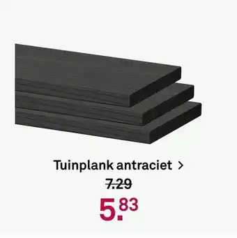 Karwei Tuinplank antraciet aanbieding