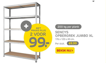 Praxis Sencys Opbergrek Jumbo Xl aanbieding
