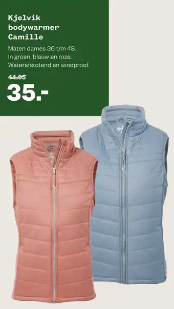 Welkoop Kjelvik bodywarmer Camille aanbieding
