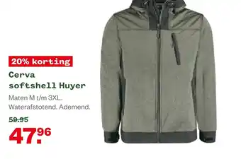 Welkoop Cerva softshell Huyer aanbieding