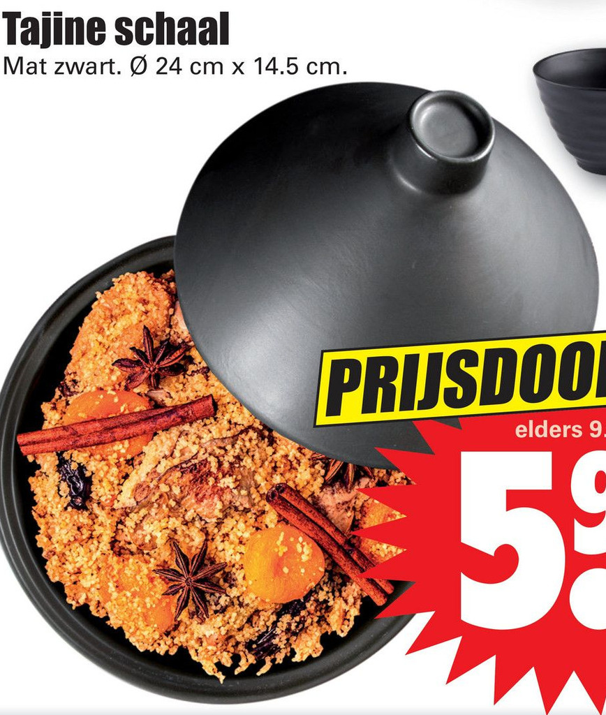 Tajine schaal aanbieding bij Dirk