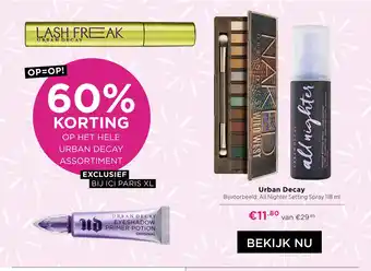 ICI Paris XL Urban Decay aanbieding