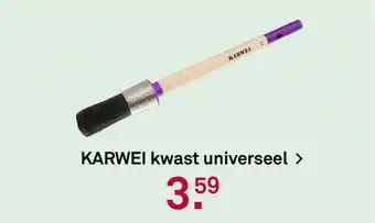 Karwei KARWEI kwast universeel aanbieding