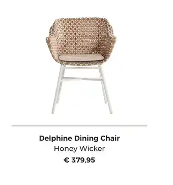 Hartman Delphine Dining Chair Honey Wicker aanbieding