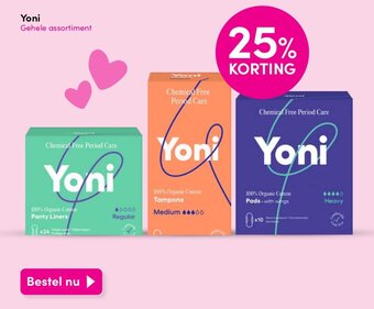 DA Yoni Gehele assortiment aanbieding