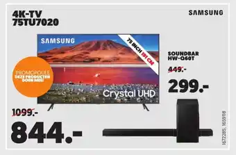 MediaMarkt 4K-TV 75TU7020 aanbieding